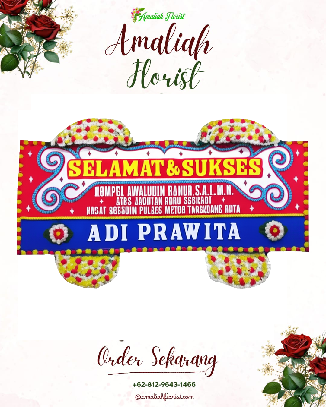 Papan Bunga Ucapan Selamat Sungai Pinang